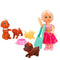 Pop met Huisdier Colorbaby 5 x 12,5 x 3 cm (6 Stuks)