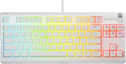 Steelseries Apex 3 TKL - Toetsenbord - Anti-ghosting fluisterstille schakelaars - Wit
