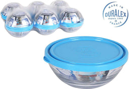 Hermetische Lunchtrommel Duralex Bol Red Freshbox Blauw (500 ml)