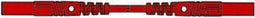 CONTACT PROTECTED MEASURING LEAD 4mm 100cm / RED (MLB/GG-SH 100/1) (HM0411S100)