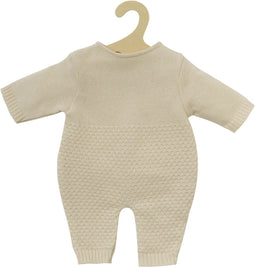 Poppen Brei Overall Ecru, 28-35cm