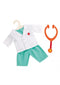 Poppen Doktersoutfit met Stethoscoop, 28-35 cm