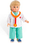 Poppen Doktersoutfit met Stethoscoop, 38-45 cm
