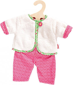 Poppen Jas Omkeerbaar met Broek, 38-45 cm