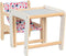 Poppen kinderstoel met tafel (2 in 1)