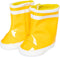 Poppen Regenlaarzen Geel, 30-34 cm