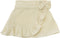 Poppen Wikkelrok Ecru met Ruches, 28-35 cm