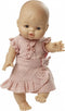 Poppen Wikkelrok Roze met Ruches, 28-35 cm