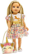 Poppenballerina's Eenhoorn, 38-45 cm