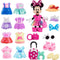 Poppendoos - DISNEY MINNIE MOUSE - Modedoos - Minniepop 15 cm, 25 modestukken en accessoires
