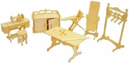 Poppenhuis - Meubels - Kleding Atelier