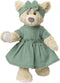 Poppenjurk Groen met Ruches, 28-35 cm