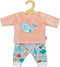 Poppenjurk Pyjama Roze Walvis, 35-45 cm