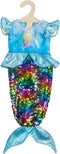 Poppenjurk Zeemeermin met Pailletten, 35-45 cm