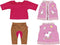 Poppenoutfit Paardrijden - Eenhoorn, 28-35 cm