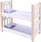 Poppenstapelbed grijs/ wit