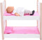 Poppenstapelbed roze/ wit
