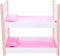Poppenstapelbed roze/ wit