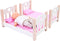Poppenstapelbed roze/ wit