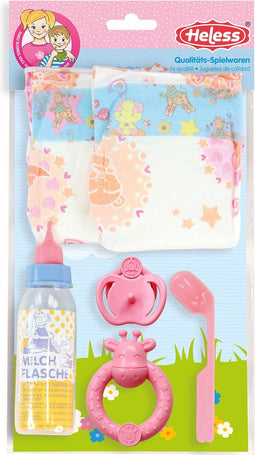 Poppenverzorging Accessoires Set, 6dlg.