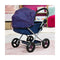 Poppenwagen Bayer 12754AA Marineblauw 58 cm
