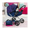 Poppenwagen Bayer 12754AA Marineblauw 58 cm