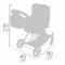 Poppenwagen Decuevas Funny 81 x 80 x 45 cm