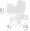 Poppenwagen Decuevas XL 3 in 1 45 x 80 x 81 cm