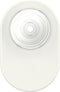 PopSockets PopGrip - Telefoonbutton en Standaard compatibel met een magnetische ring voor iPhone 12 en hoger - Doorzichtig en Wit