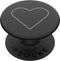 PopSockets PopGrip TresChic Telefoon Grip - White Heart Black