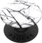 PopSockets PopGrip - Verwisselbare Telefoonbutton en Standaard - Dove White Marble