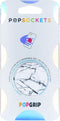 PopSockets PopGrip - Verwisselbare Telefoonbutton en Standaard - Dove White Marble