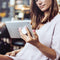 PopSockets PopGrip - Verwisselbare Telefoonbutton en Standaard - Dove White Marble