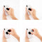 PopSockets PopGrip - Verwisselbare Telefoonbutton en Standaard - Genuine Carbon Fiber