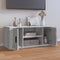 vidaXL - Tv-meubel - 100x35x40 - cm - bewerkt - hout - grijs - sonoma - eikenkleurig