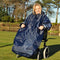 Splash Wheely Mac Deluxe - Rolstoelponcho - Water- en winddicht - Maat L - Blauw