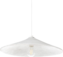 PORONGOS - Hanglamp - Wit - Papier-maché