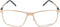 Porsche Design P8276 57B bril zonder sterke - Heren - Goudkleurig