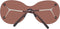 Porsche Design P8621 B Zonnebril - Dames - Goudkleurig