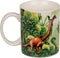 Porseleinen Dinosaurus Mok Assorti