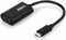 Port Connect USB-C M to VGA F Converter - Black