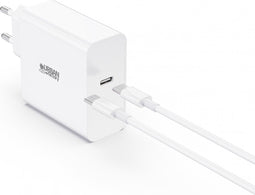 Portable charger Urban Factory PSC65UF (2 m) White