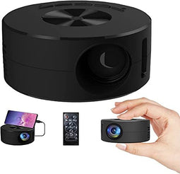 Portable Home Mini USB-projector voor telefoon met afstandsbediening Ingebouwde luidspreker, audiopo