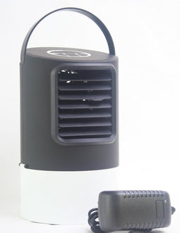 Portable Luchtkoeler/ventilator - zwart