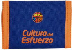 Portefeuille Valencia Basket Blauw Oranje