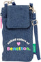 Portemonnee Benetton Denim Zak voor mobiel Blauw