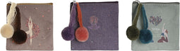 Portemonnee DKD Home Decor Bruin Groen Bordeaux Yoga (3 Stuks)