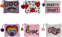 Portemonnee Home ESPRIT Multicolour Regenboog Hart (6 Stuks)