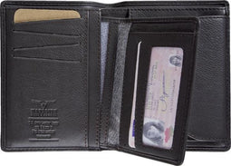 Portemonnee Maverick RFID leer zwart