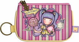 Portemonnee Sleutelhanger Gorjuss First prize Lila (12.4 x 1 x 8.5 cm)